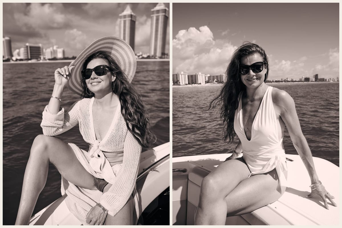 Katie Mack on the bow, Miami