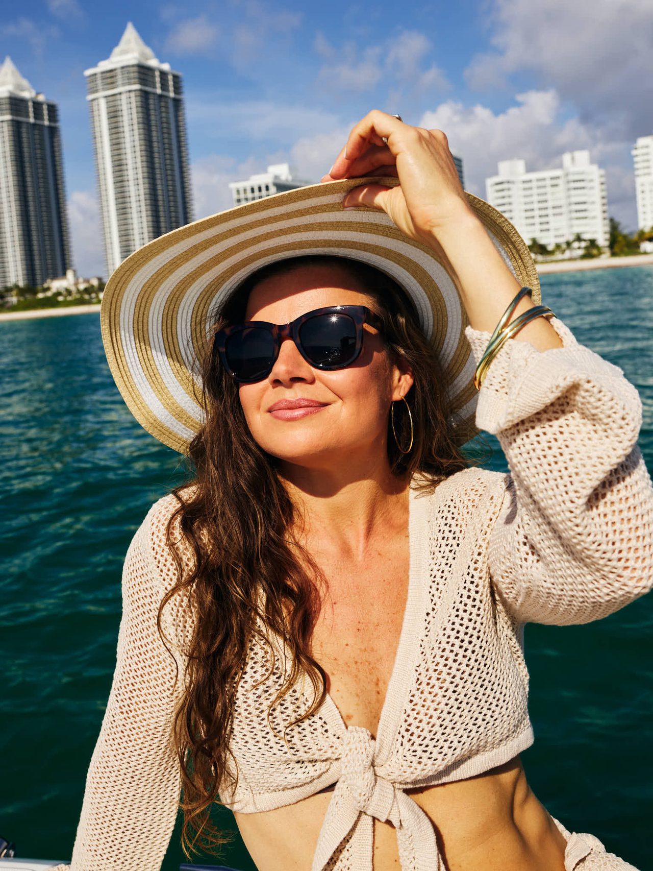 Katie Mack, Miami. Photography KARJAKA. Hair & Makeup Fallon Fitzpatrick. Styling Tavia Sharp.